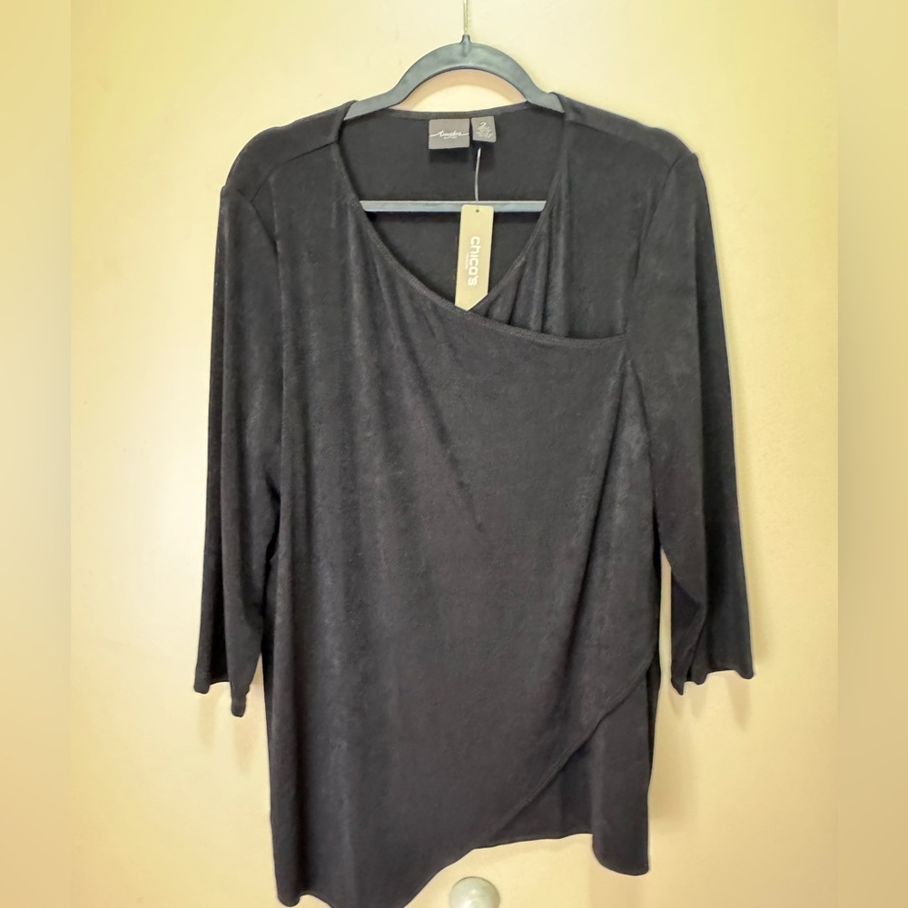 NWT Travelers by Chico's Asymmetrical Top
